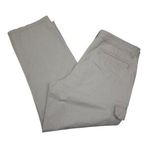 Gander Mountain Guide Series Cargo Pants 38x30 Beige Straight Leg Work Pants